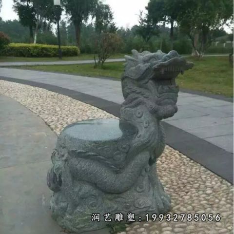 龙广场动物石雕