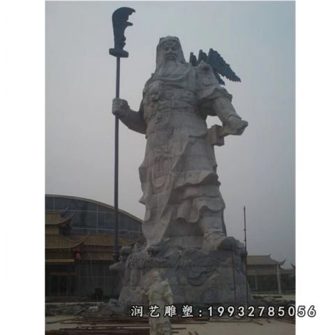 关公古代人物石雕