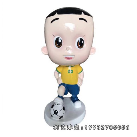 城市玻璃钢大头儿子雕塑