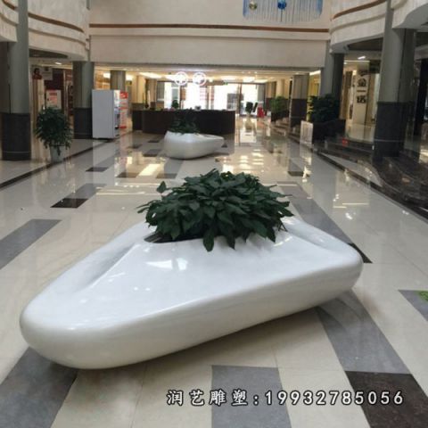 商场玻璃钢座椅景观雕塑