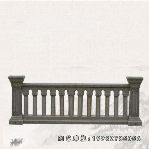 校园栏杆石雕