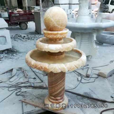 广场景观风水球石雕