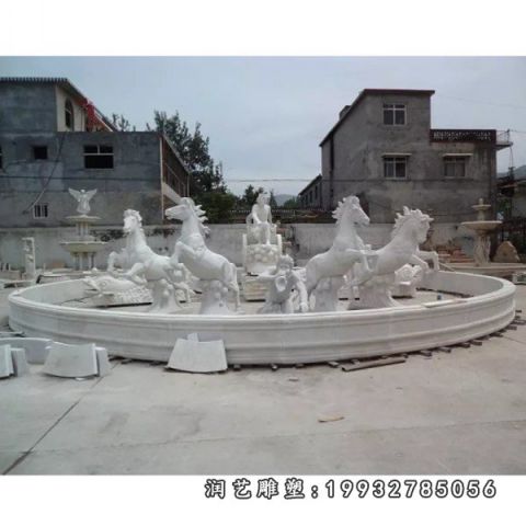 草坪喷泉景观石雕