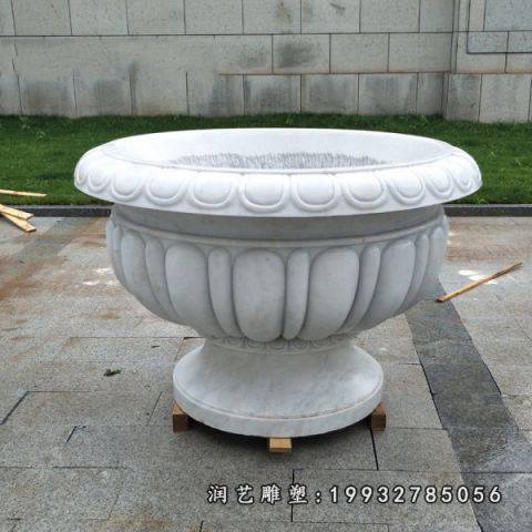 庭院景观花盆石雕