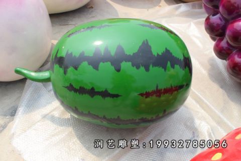 玻璃钢西瓜景观雕塑