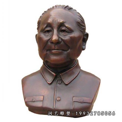 校园人物邓小平铜雕