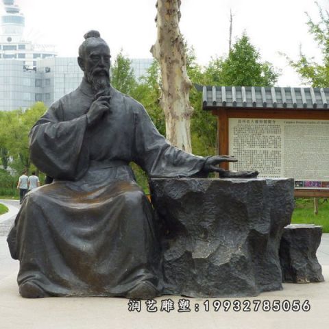 医院扁鹊人物铜雕