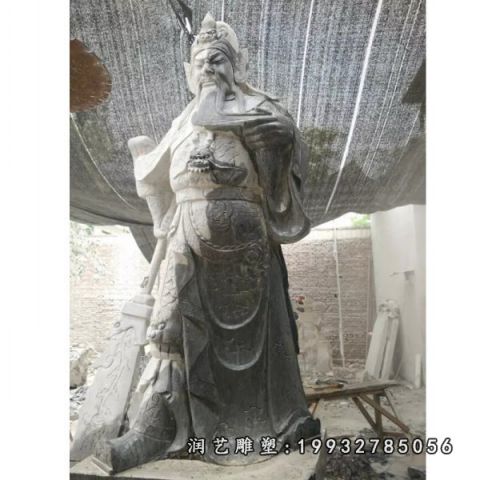 酒店关公古代人物石雕