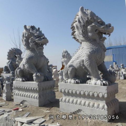 企业麒麟石雕