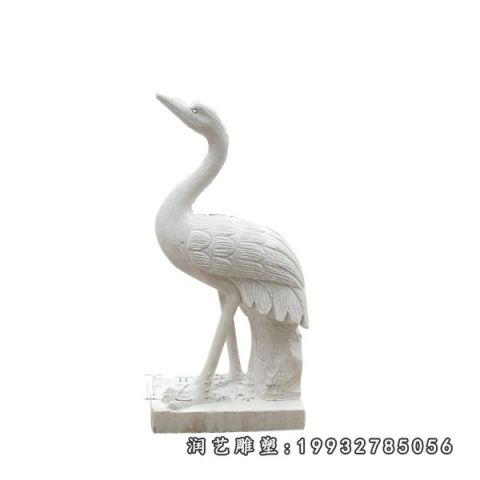 动物小区仙鹤石雕