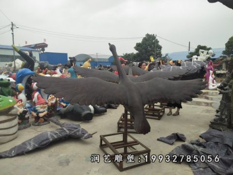 户外大雁动物铜雕