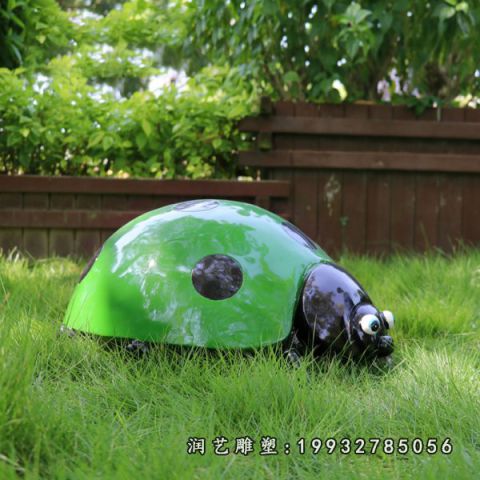 景区玻璃钢瓢虫雕塑