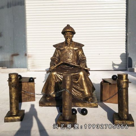 步行街林则徐铜雕