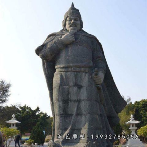 学校戚继光石雕