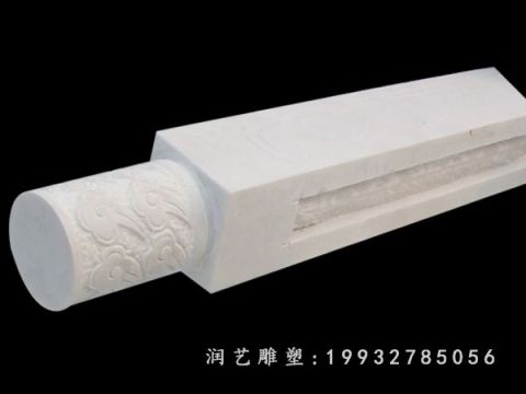 景区罗马柱石雕