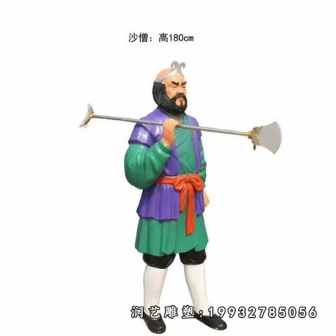 景区玻璃钢西游记卡通雕塑