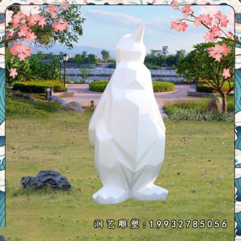 商场玻璃钢企鹅雕塑