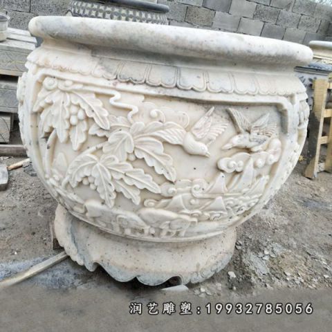 游乐场景观水缸石雕