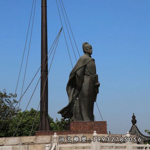 园林郑和石雕