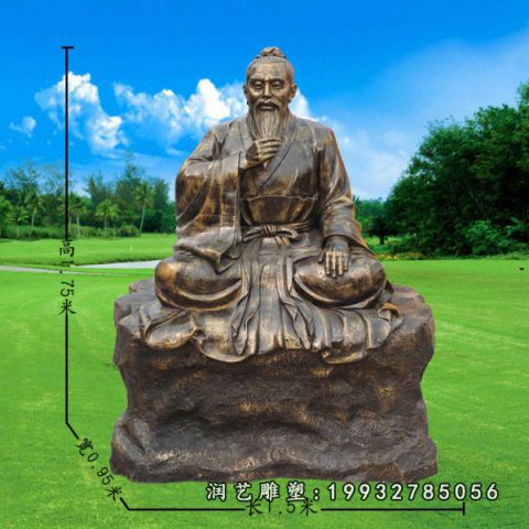 学校张仲景铜雕