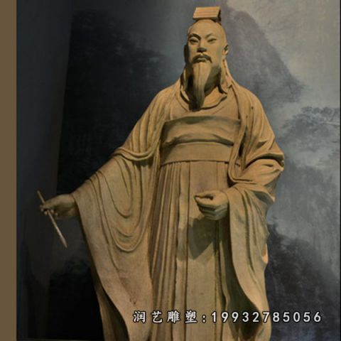 公司人物王安石铜雕