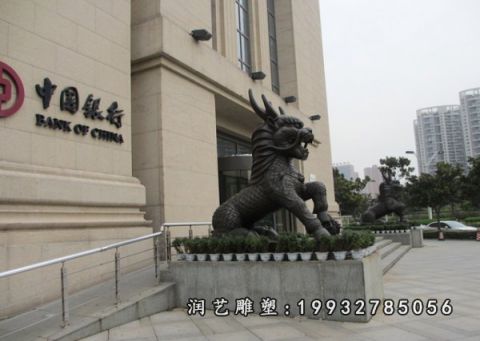 麒麟动物公园铜雕