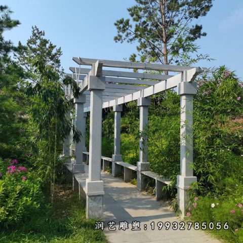 游乐场长廊石雕