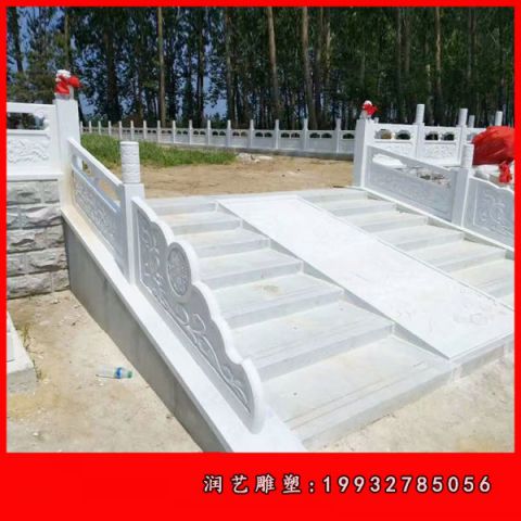 步行街栏杆景观石雕