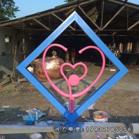商业街不锈钢剪纸雕塑