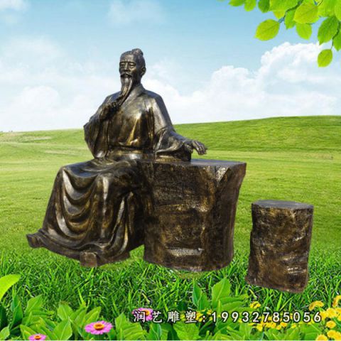 校园中医人物铜雕