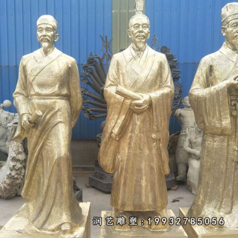 企业人物扁鹊铜雕