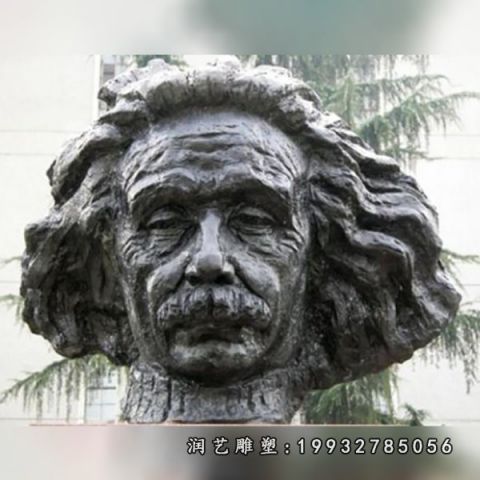 学校爱因斯坦铜雕