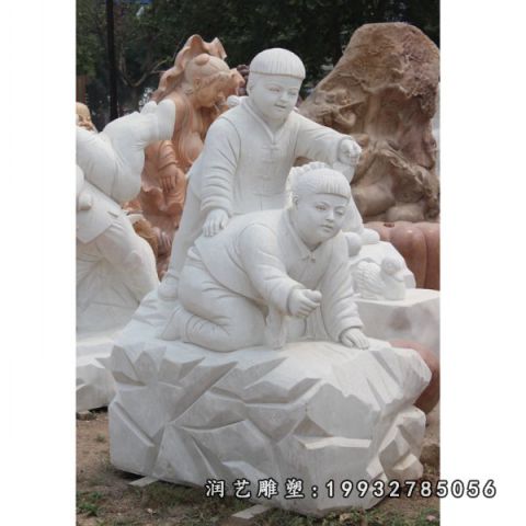 景区儿童石雕