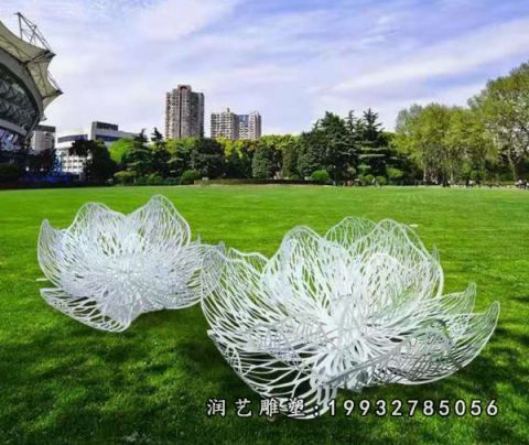 城市不锈钢花景观雕塑