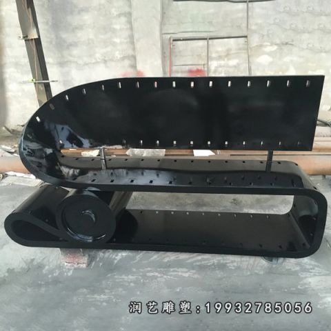 公园不锈钢凳子景观雕塑