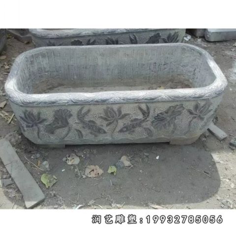 草坪鱼缸石雕