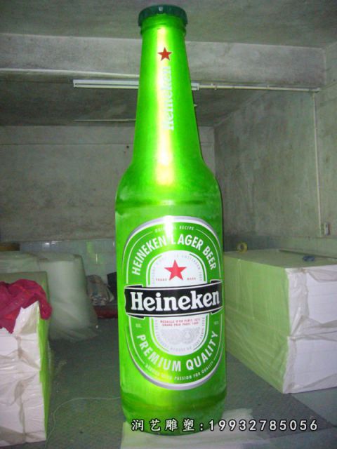 庭院玻璃钢酒瓶景观雕塑