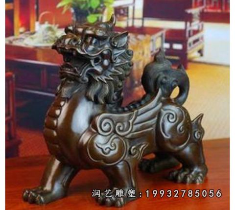 广场动物貔貅铜雕