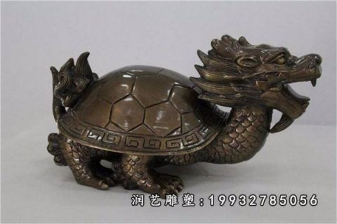 公园龙龟动物铜雕