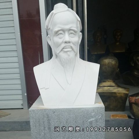 城市华佗人物石雕