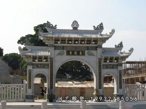 街道牌坊石雕