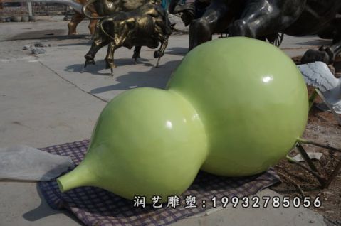 学校玻璃钢葫芦景观雕塑