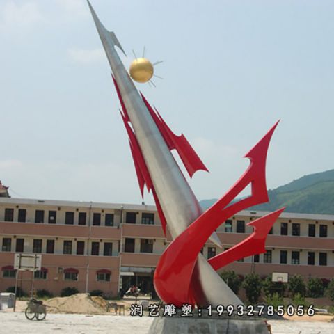 公园不锈钢景观和谐雕塑