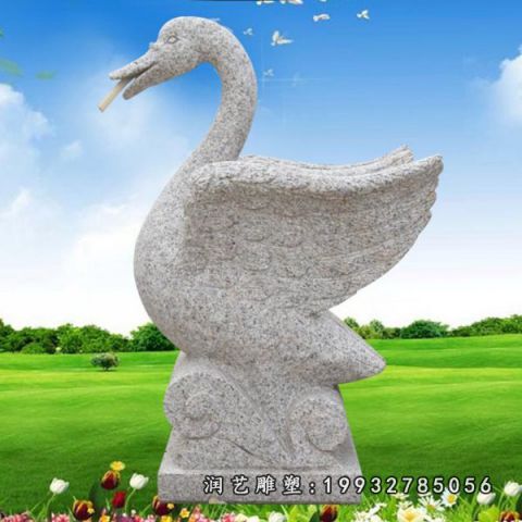 商场天鹅石雕