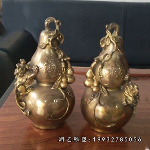公园葫芦铜雕