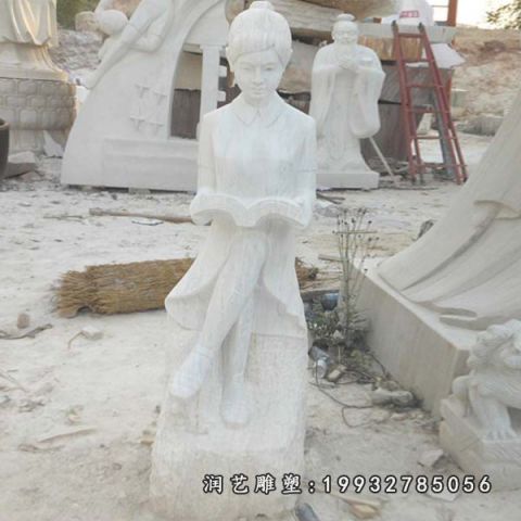 学校校园人物石雕
