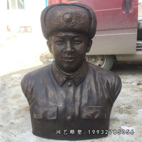 商场雷锋人物铜雕