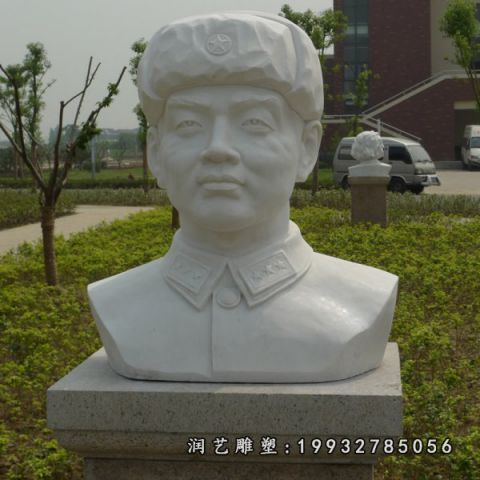 公园人物雷锋石雕