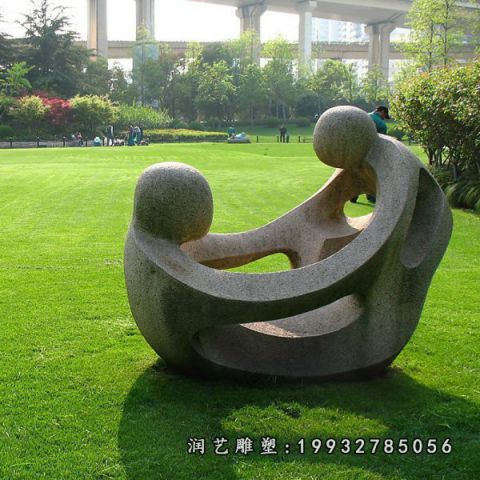 商场抽象人物石雕