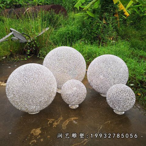 街道景观不锈钢镂空雕塑